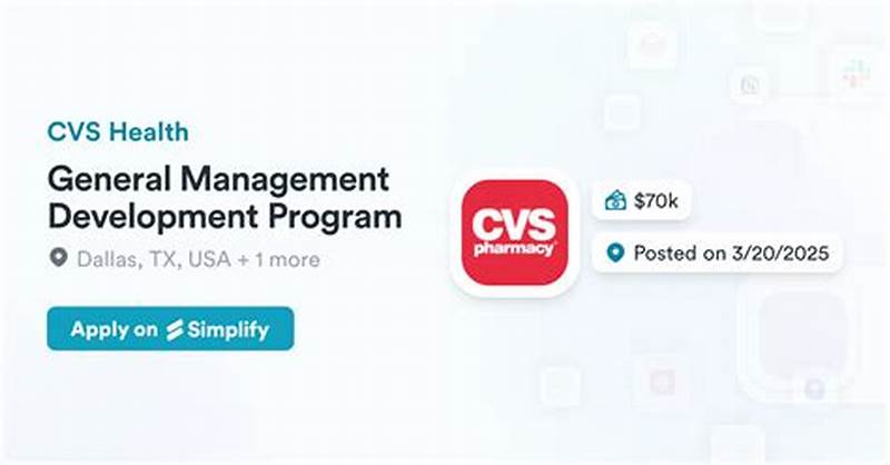 Cvs General Management Development Program Salary