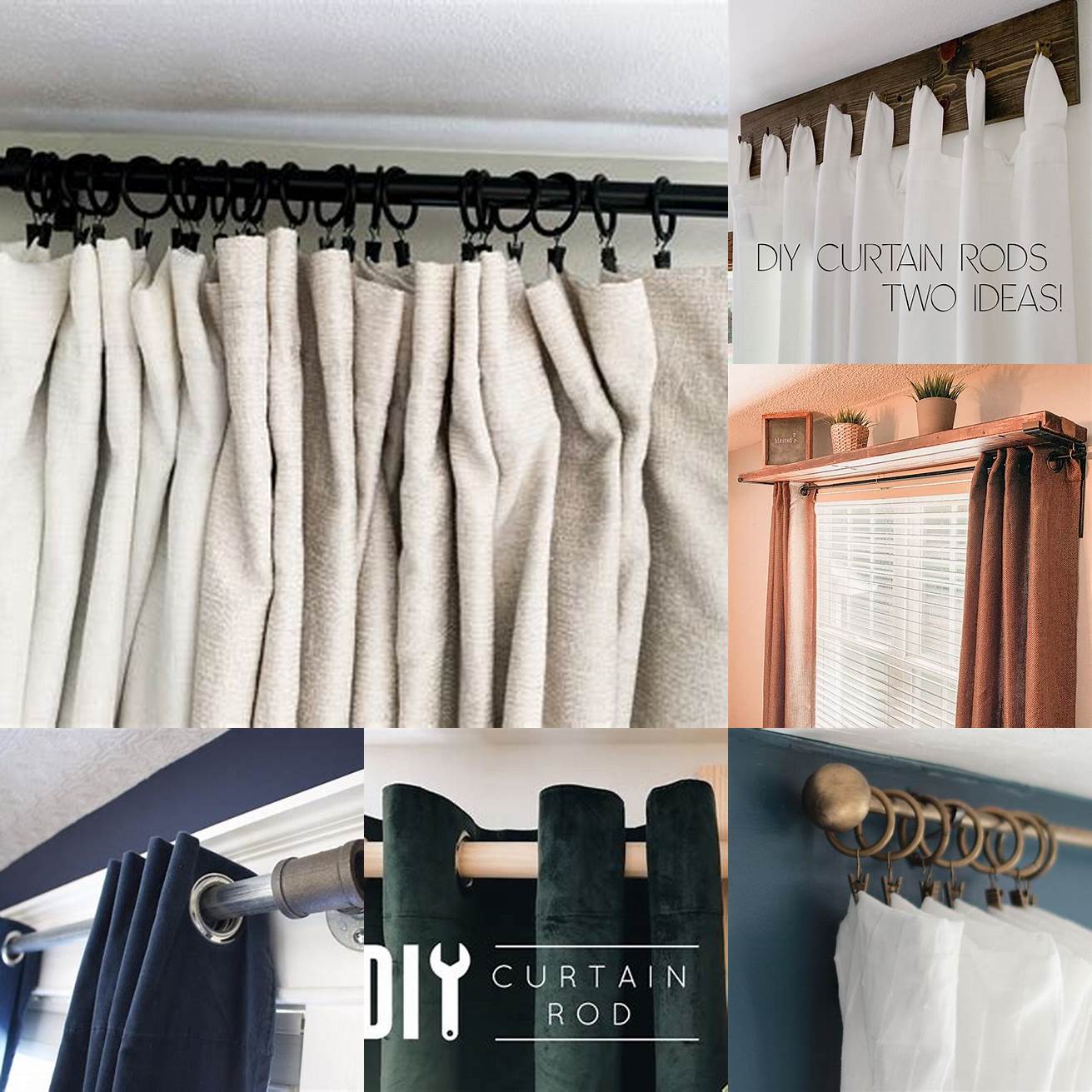 DIY Curtain Rod