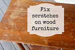 DIY Scratch Repair On Furniture
