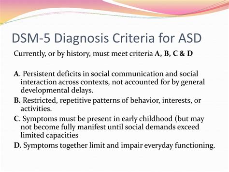 DSM Autism