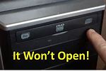 DVD Player Won't Open