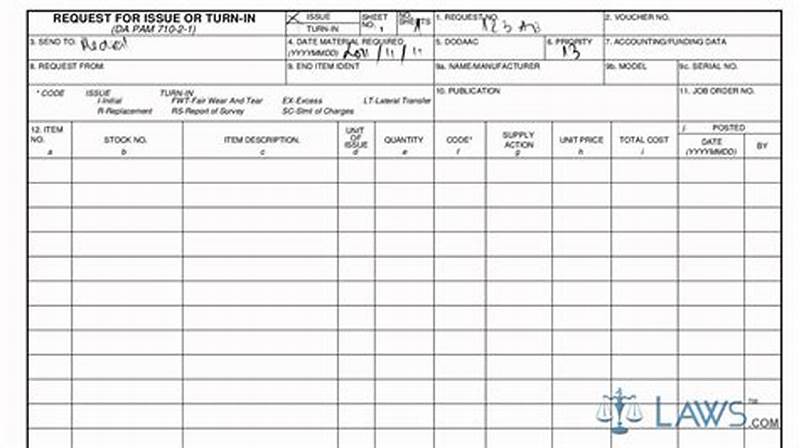 Da Form 3161 Lateral Transfer Example