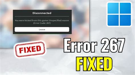 Common Causes for Error 267 in Da Hood