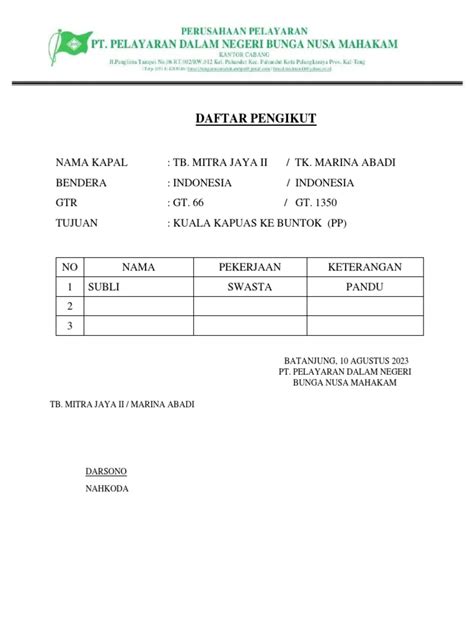 Daftar Pengikut