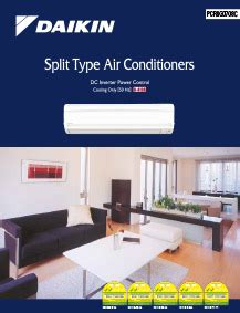Daikin Split Ac Catalogue 2018