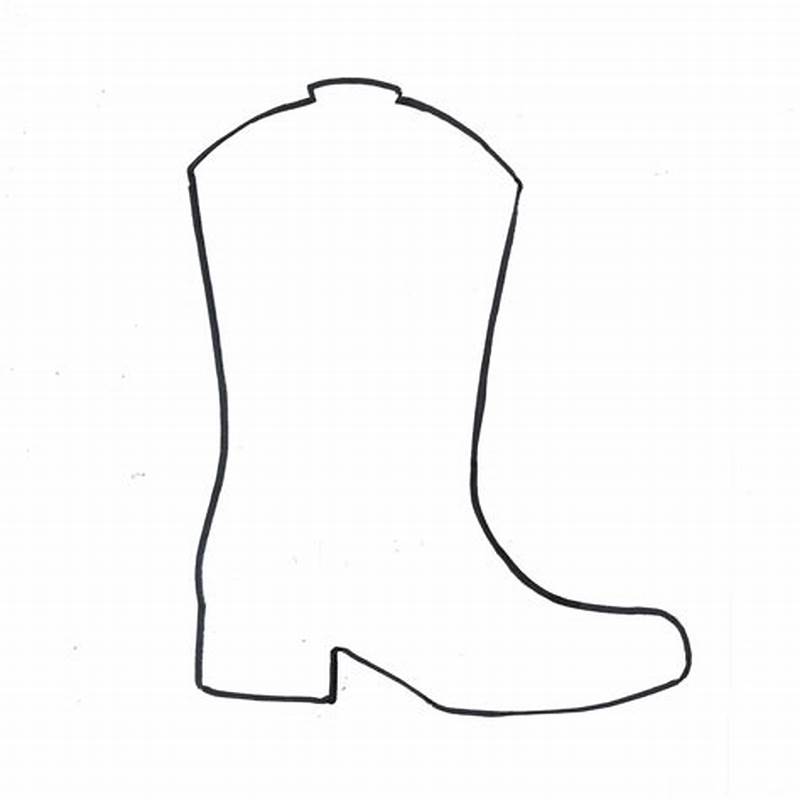 Dallas Cowboy Cheerleaner Boot Pattern Printable