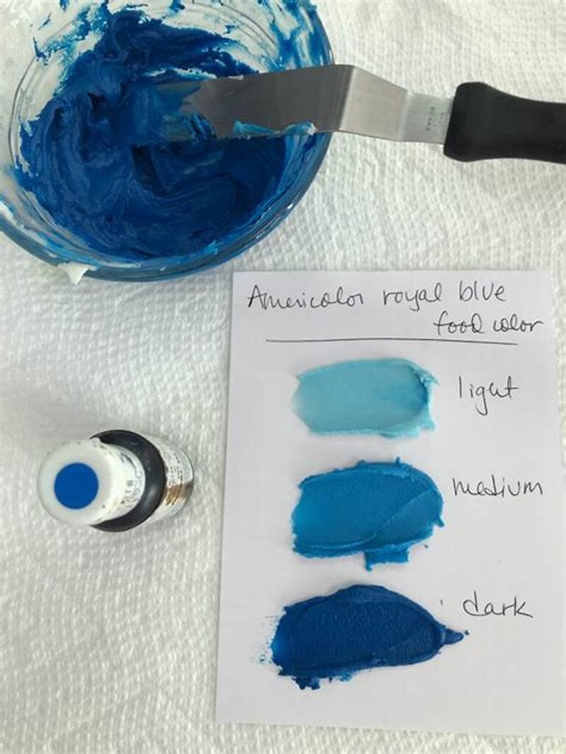 Dark Blue Food Coloring Mix
