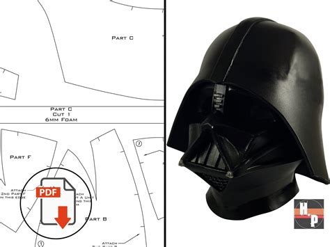 Darth Vader Helmet Template