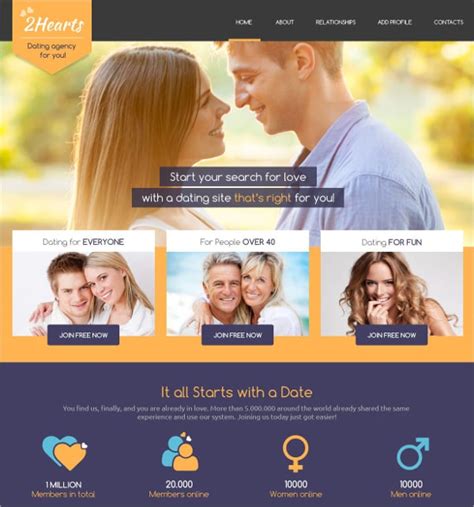 Dating Website Template