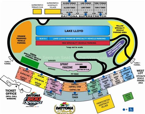 Daytona Seating Chart With Seat Numbers
