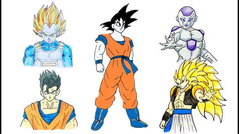Dbz Character Drawings