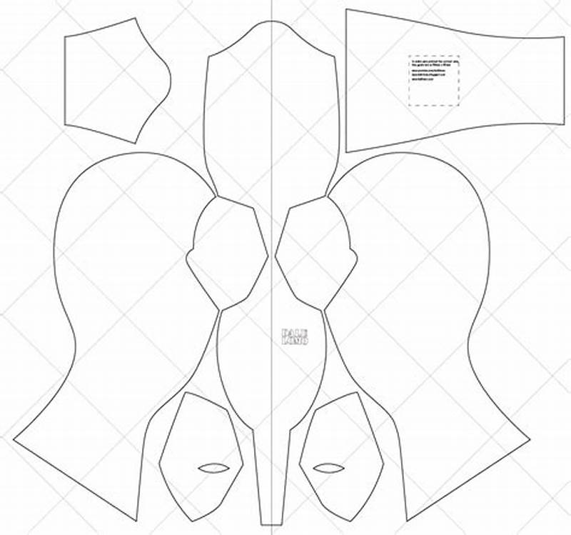 Deadpool Mask Pattern