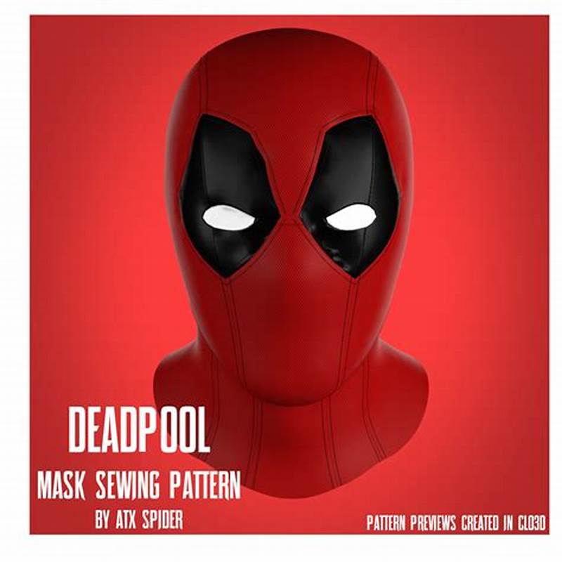 Deadpool Mask Sewing Pattern