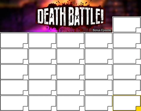 Death Battle Templates