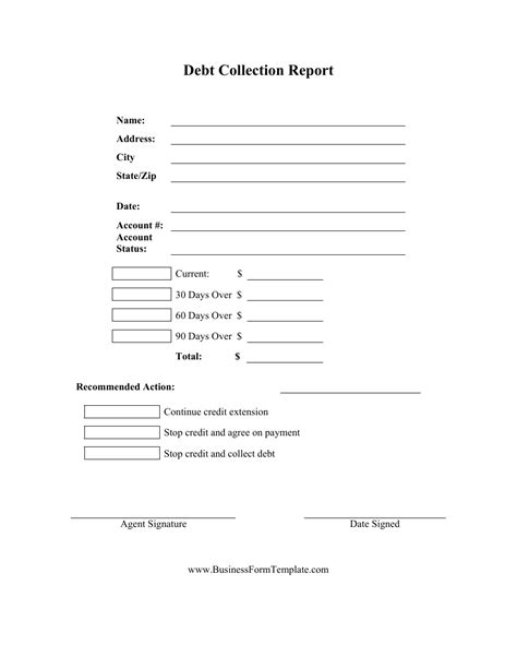 Debt Collection Template