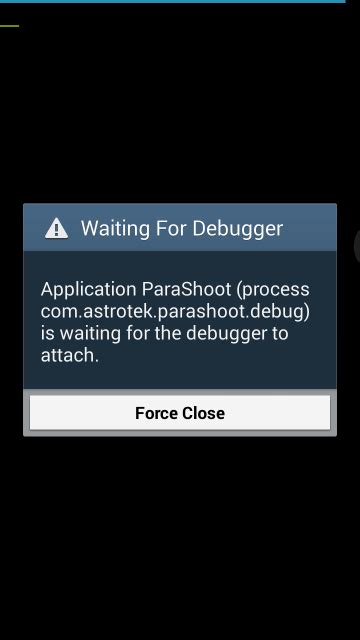 Debugging with Android Studio stuck at Waiting For Debugger forever