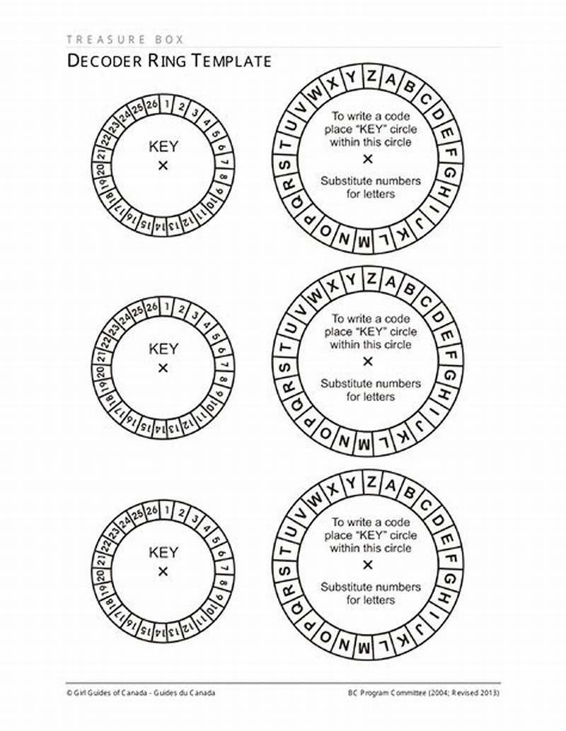 Decoder Ring Printable