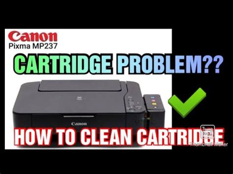 Deep Cleaning printer Canon MP237