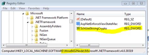 Default SecurityProtocol in NET 45
