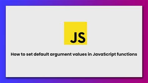 Default argument values in JavaScript functions duplicate