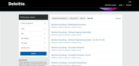 Deloitte Career Portal