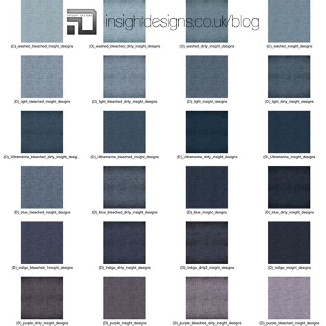 Denim Color Chart