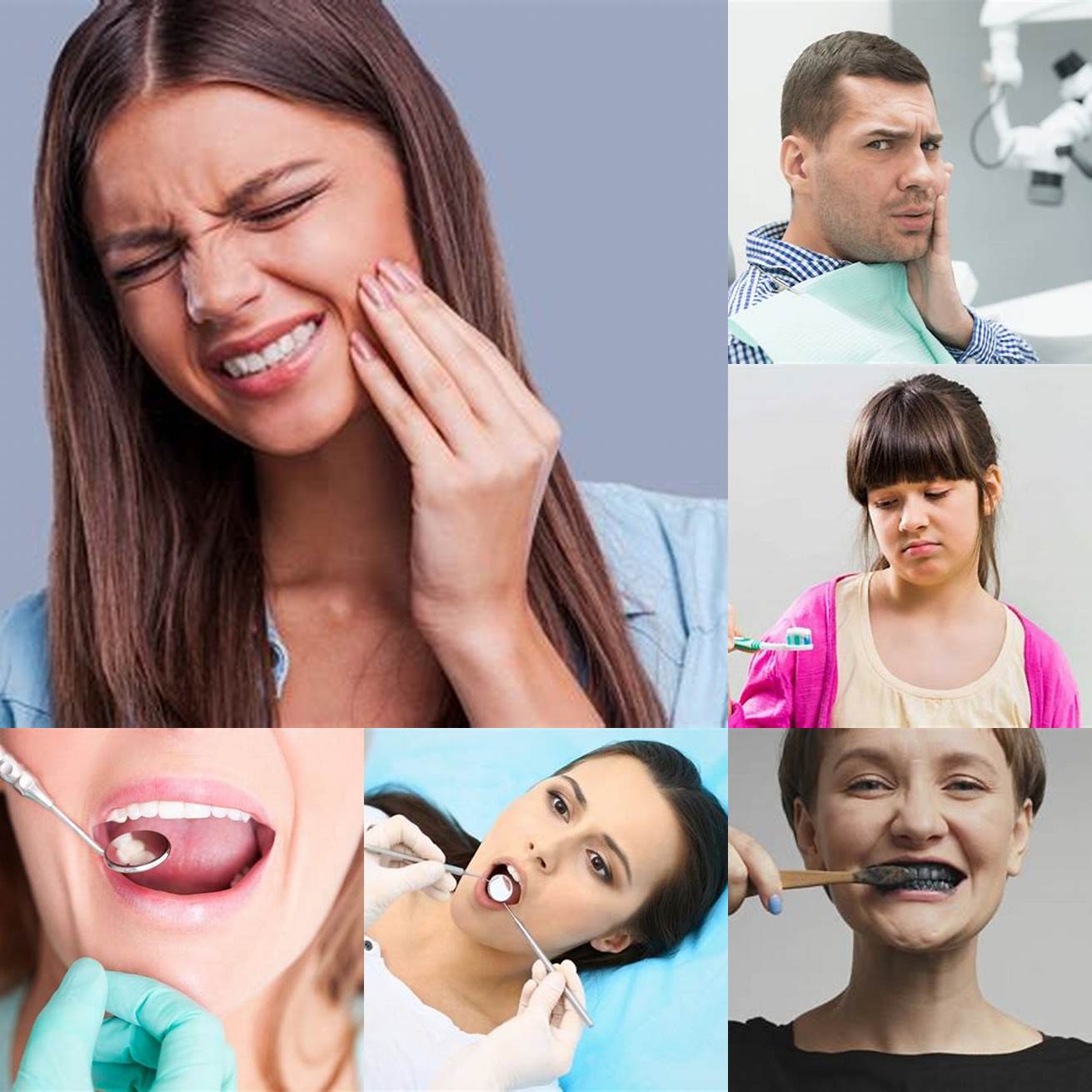 Dental Problems Poor dental hygiene can lead to a buildup of bacteria in the mouth which can cause black spots to appear on the tongue