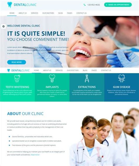 Dental Website Design Templates
