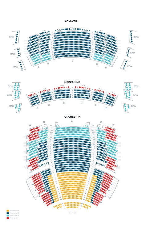 Denver Center Of Performing Arts Seating Chart