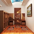 desain interior rumah 2 kamar 1 mushola