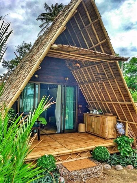 desain rumah bambu minimalis yang cocok dijadikan tempat tinggal