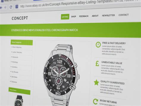 Description Template For Ebay