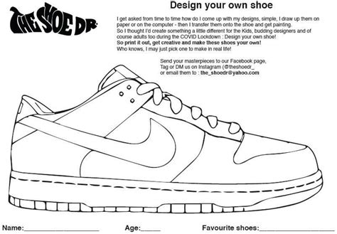 Design Your Own Shoe Template