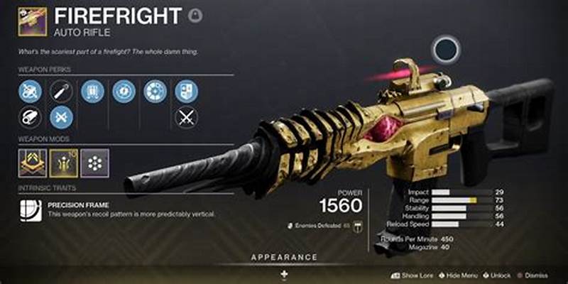 Destiny 2 How To Get Firefright Pattern