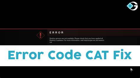 How to Fix Error Code CAT: Step-by-Step