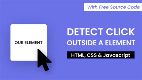 Detect click outside element
