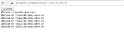 Detect when a browser receives a file download