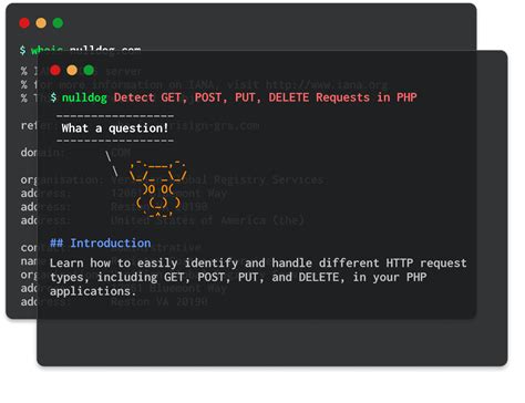 Detecting request type in PHP GET POST PUT or DELETE