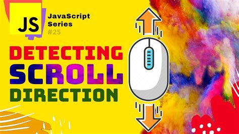 Detecting scroll direction