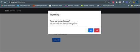 Detecting user leaving page with react-router