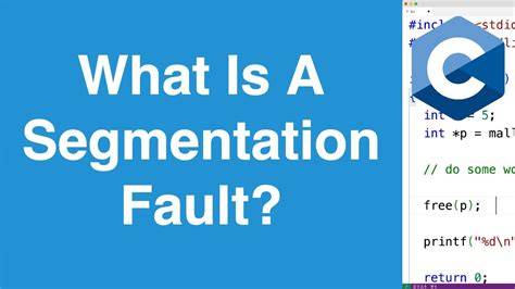 Determine the line of code that causes a segmentation fault