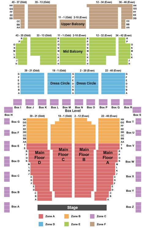 Detroit Orchestra Hall Seating Chart
