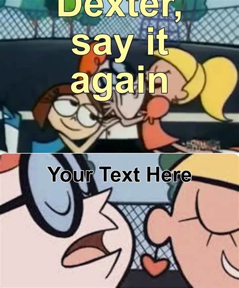 Dexter Meme Template
