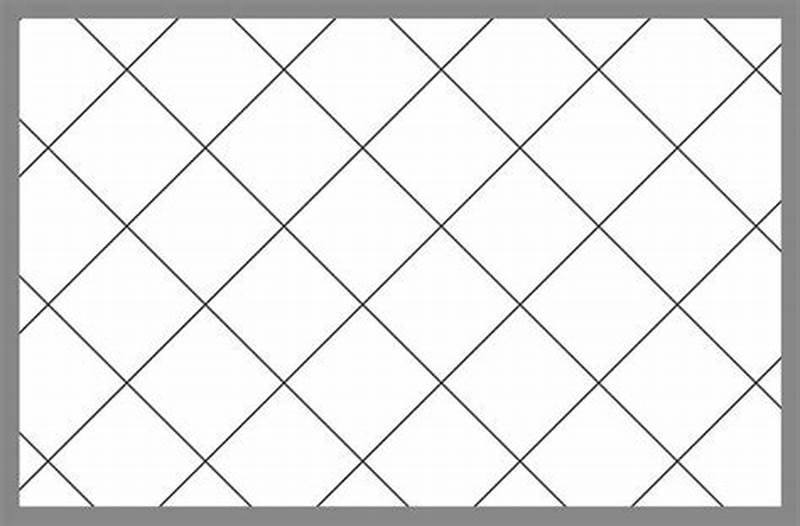Diamond Pattern Tile Layout