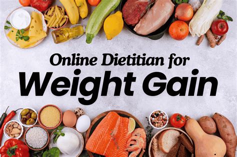 Dietitian Chart For Weight Gain