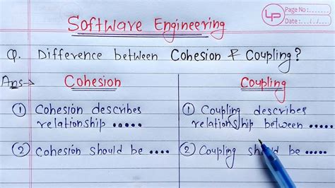 Difference Between Cohesion and Coupling