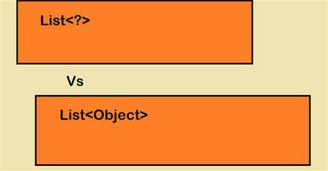 Difference between List List ListT ListE and ListObject