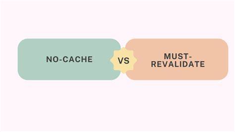 Difference between no-cache and must-revalidate for Cache-Control