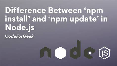 Difference between npm start  node appjs when starting app