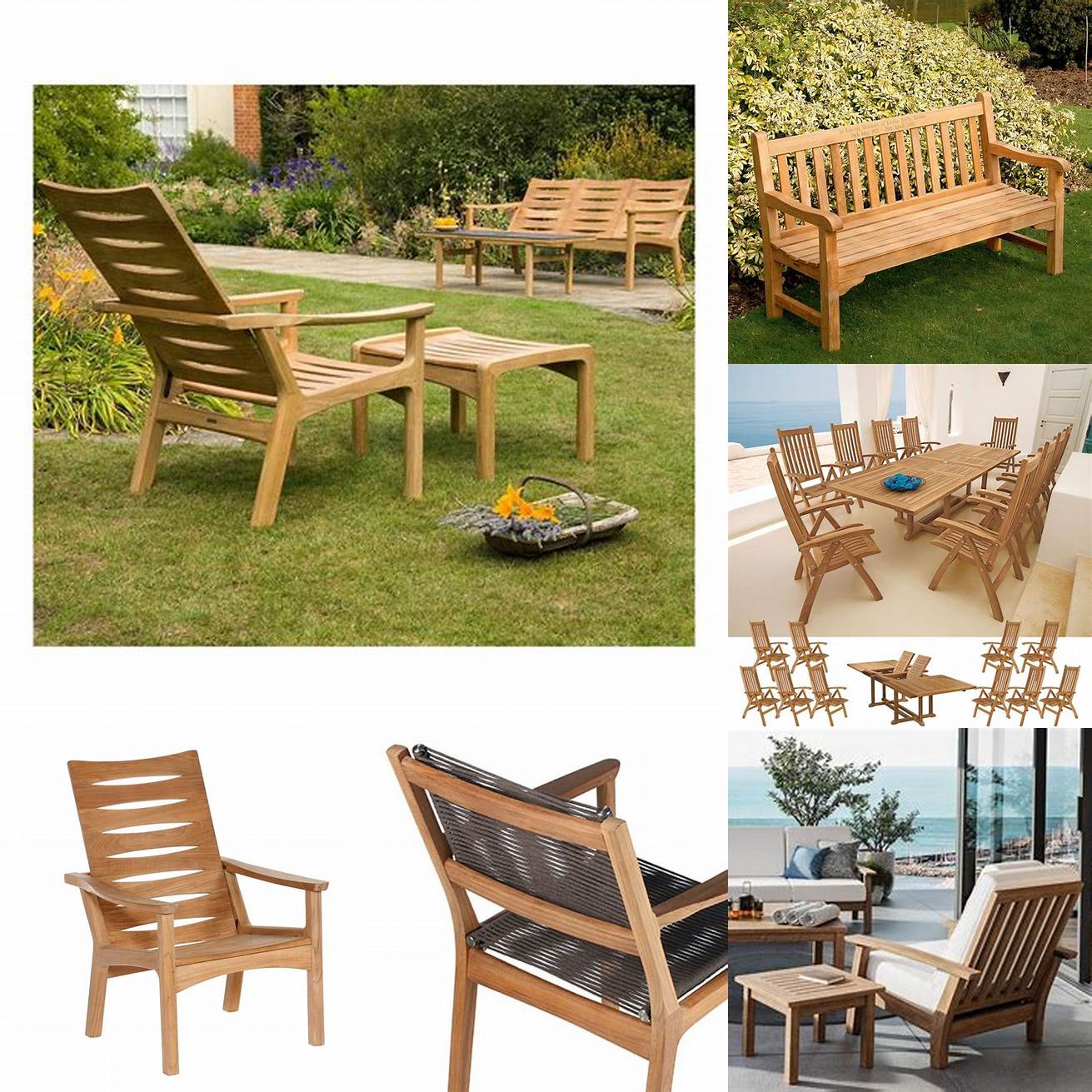 Different Styles of Barlow Tyrie Teak Furniture